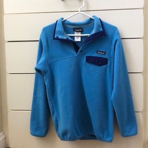 Blue Patagonia synchilla jacket women’s XS